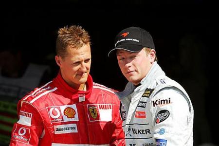 kimi et schumacher 